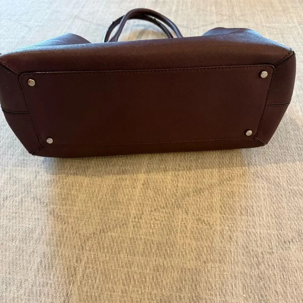 Kate Spade Cove Street Airel Large Leather Tote in Plum Purple
